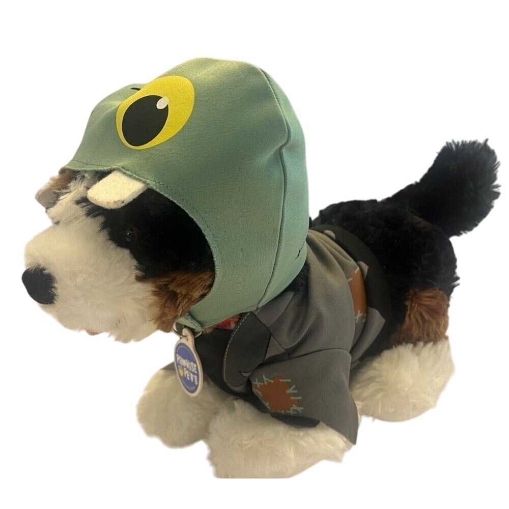 Build A Bear Bernese Mt. Dog Puppy Promise Pets W/ Halloween Costume Voice Box